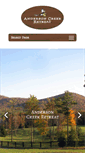 Mobile Screenshot of andersoncreekretreat.com
